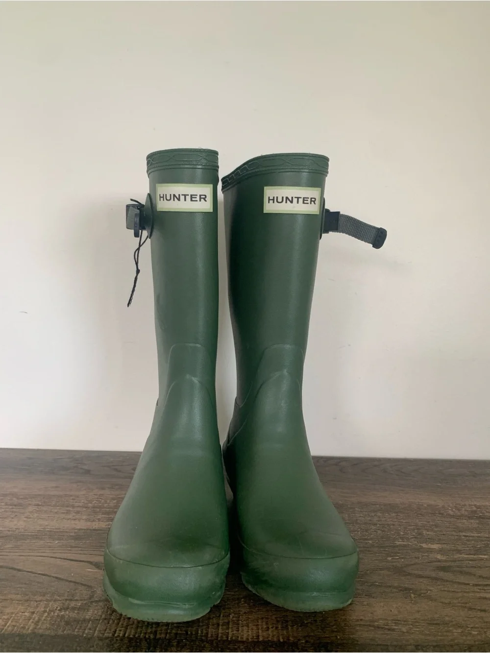 Hunter Kids Size 2B/3G Hunter Green Original Tall Rain Boots